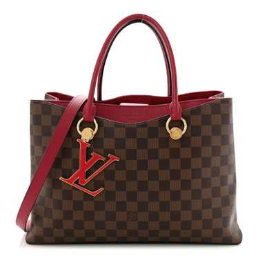 LOUIS VUITTON Damier Ebene LV Riverside Lie De Vin