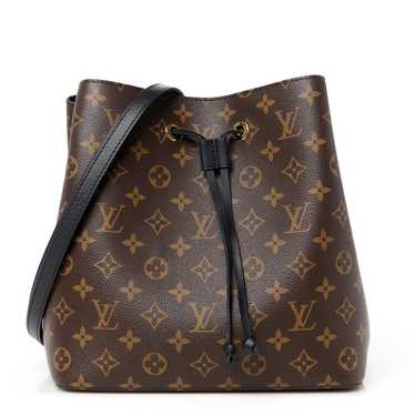 LOUIS VUITTON Monogram Neonoe MM Black - image 1