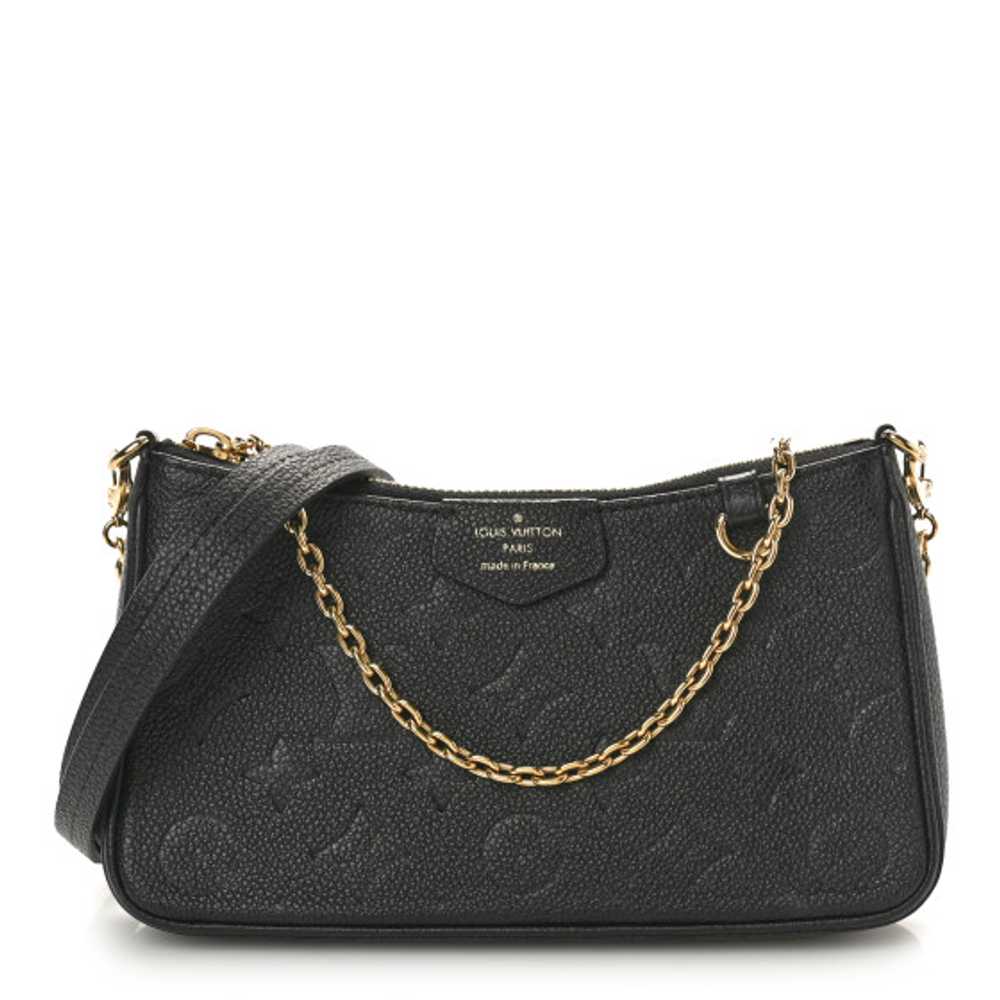 LOUIS VUITTON Empreinte Easy Pouch On Strap Black - image 1