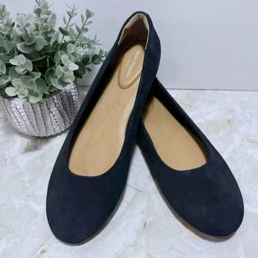 Hush Puppies Bounce Navy Suede Flats Size 10