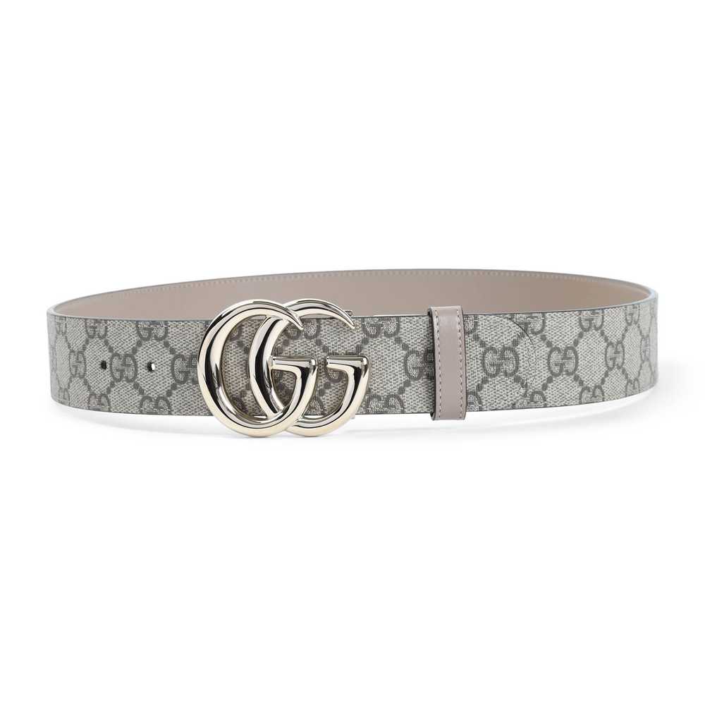 Gucci Gucci GG Supreme Reversible 37 Belt - image 1