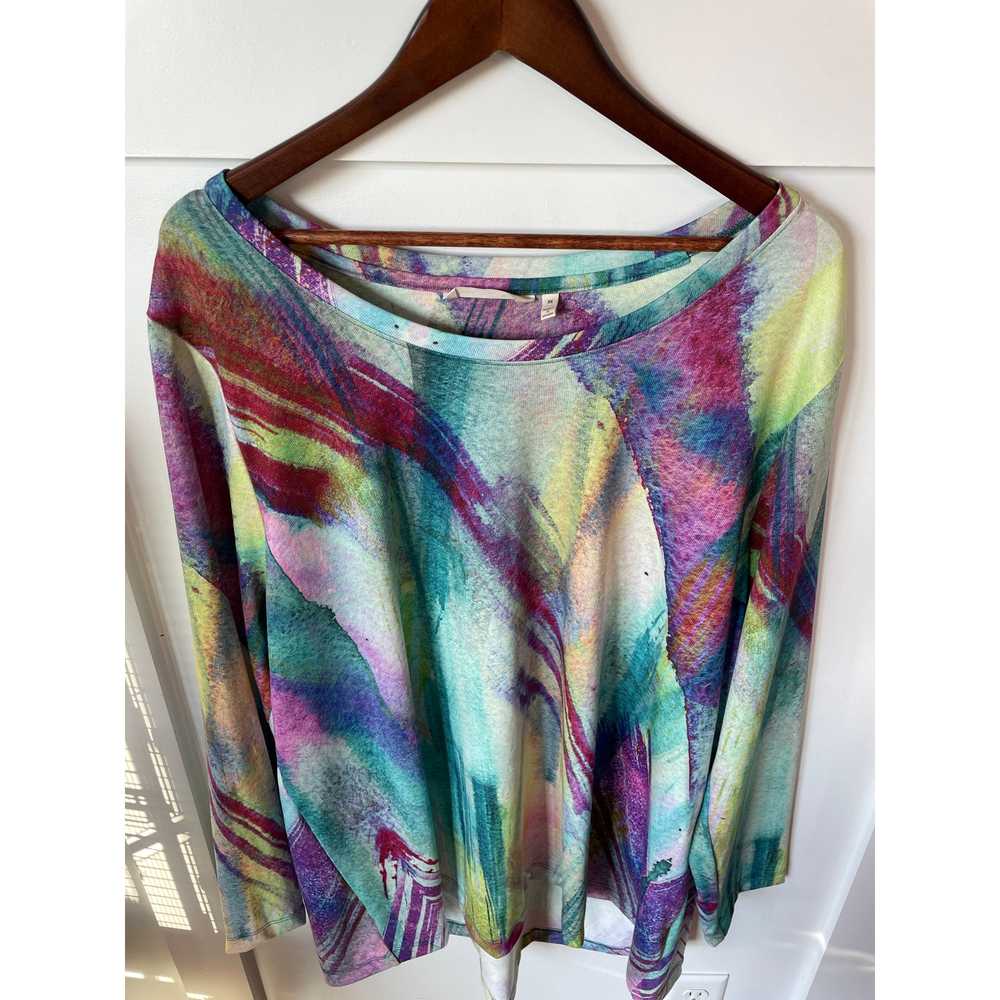 Soft Surroundings Dale Abstract Watercolor Tunic,… - image 4