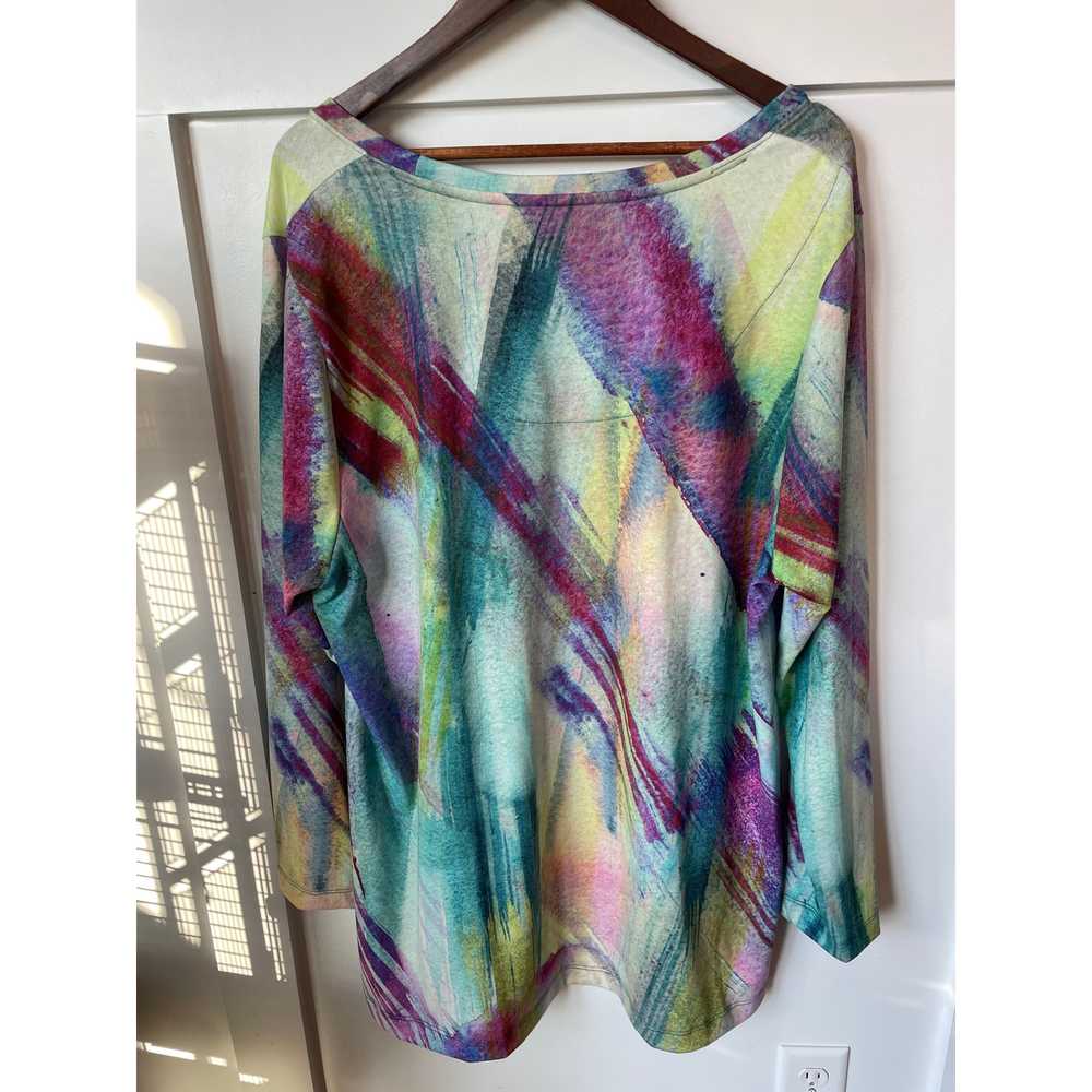 Soft Surroundings Dale Abstract Watercolor Tunic,… - image 7