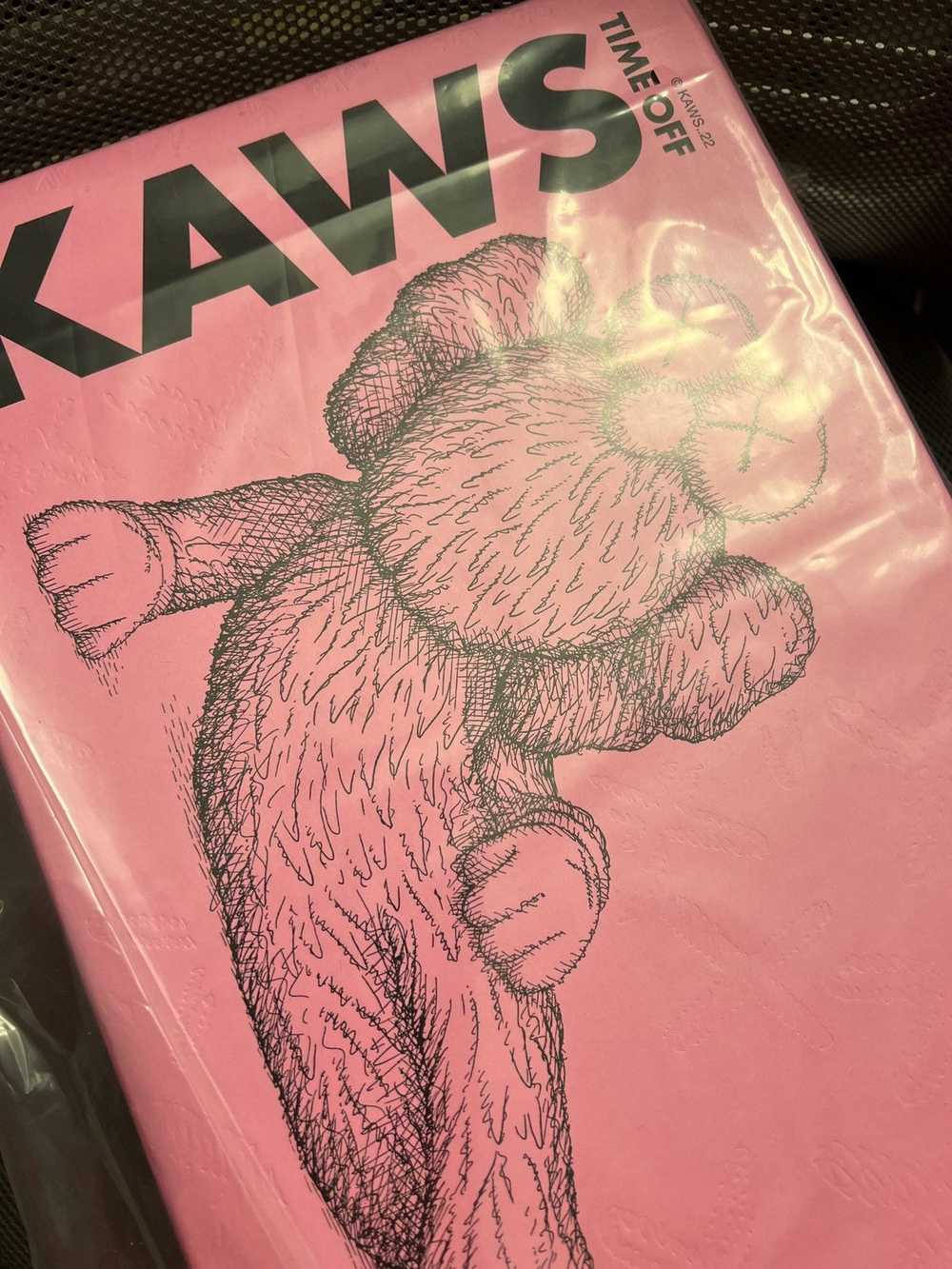 Kaws NEW Kaws BFF Time Off Vinyl Figure Pink 2023… - image 1