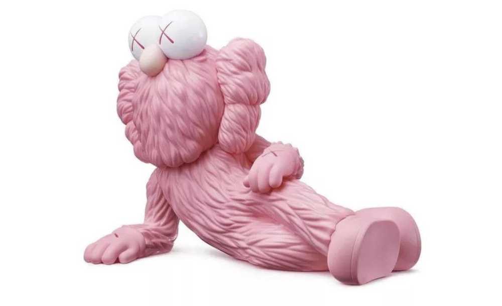 Kaws NEW Kaws BFF Time Off Vinyl Figure Pink 2023… - image 2