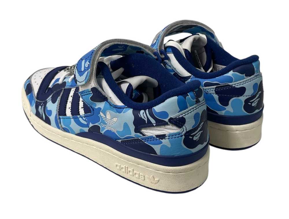 BAPE STA!/adidas/Low-Sneakers/US 8/Leather/BLU/ - image 2