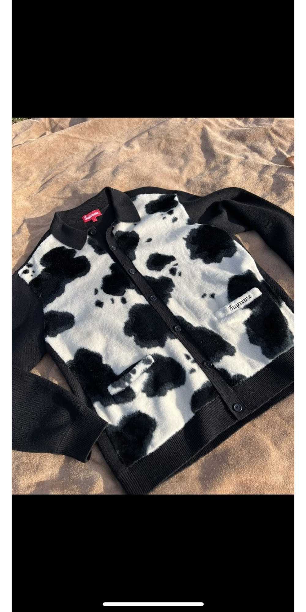 Supreme Supreme Cow Print Cardigan - image 5