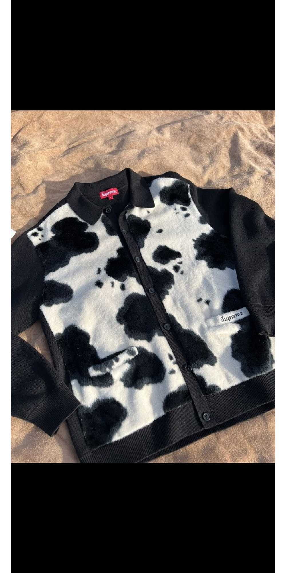 Supreme Supreme Cow Print Cardigan - image 7