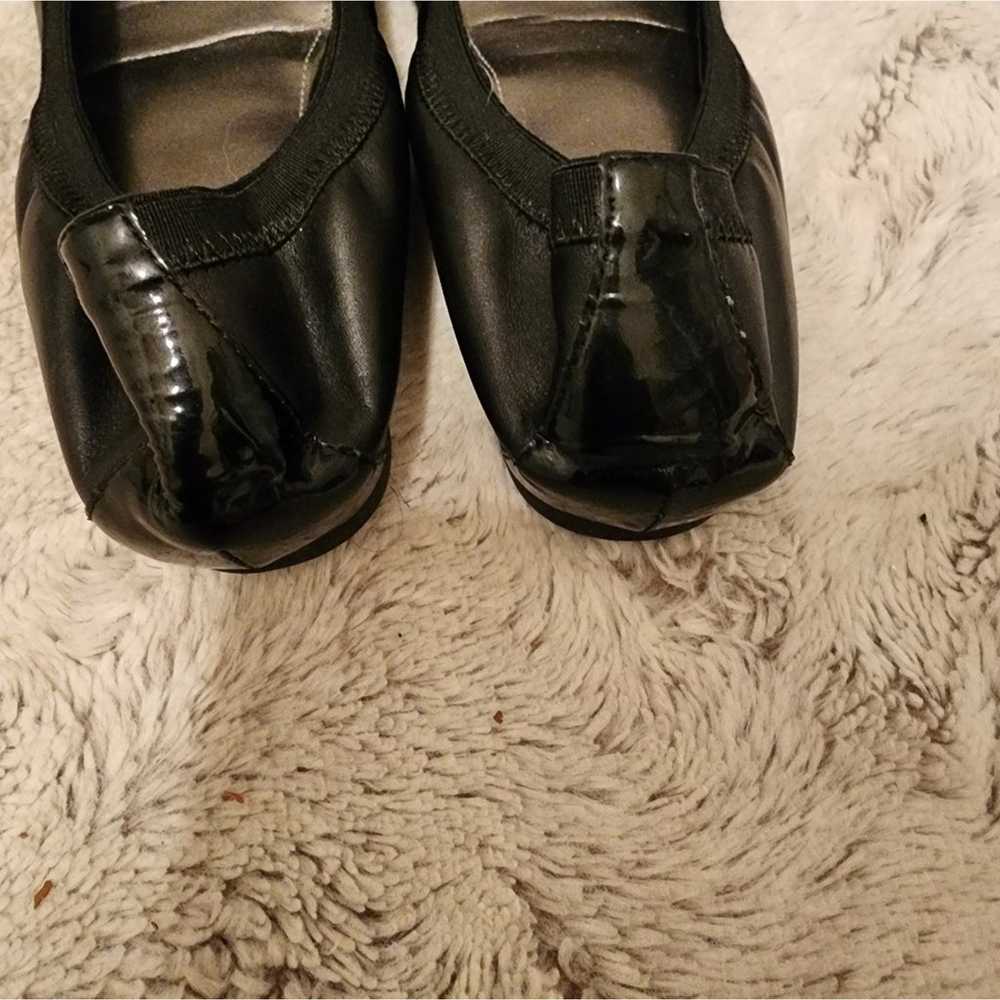 COACH BLACK LEATHER / PATENT LEATHER BALLET SHOES… - image 6