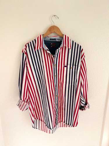 Bugle Boy Striped Button Down (L) | Used,…