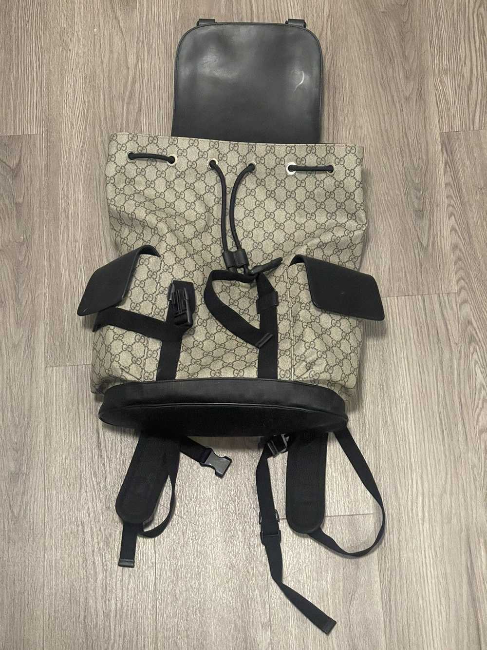 Gucci Gucci Supreme leather back pack - image 1