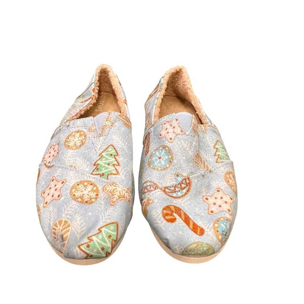 TOMS Sugar Cookies Glitter Faux Fur Alpargata Wom… - image 12