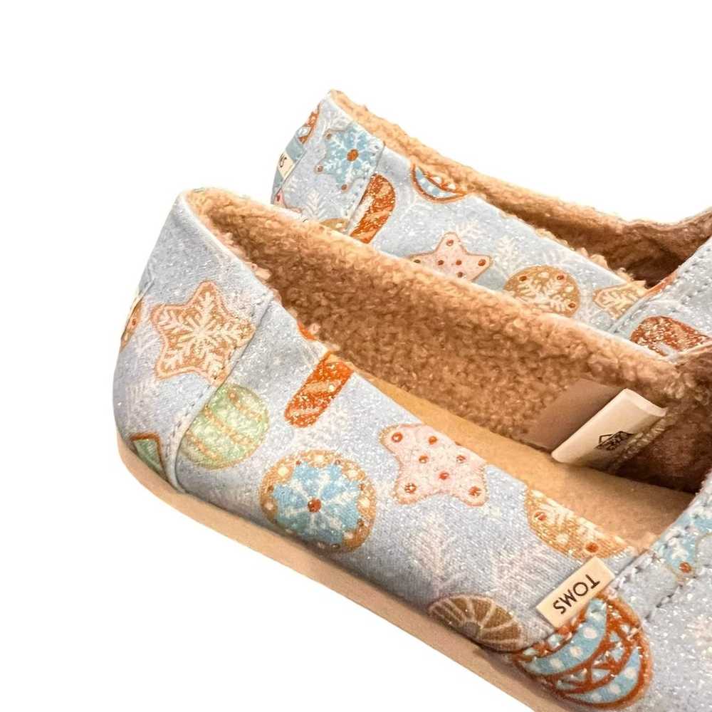 TOMS Sugar Cookies Glitter Faux Fur Alpargata Wom… - image 6