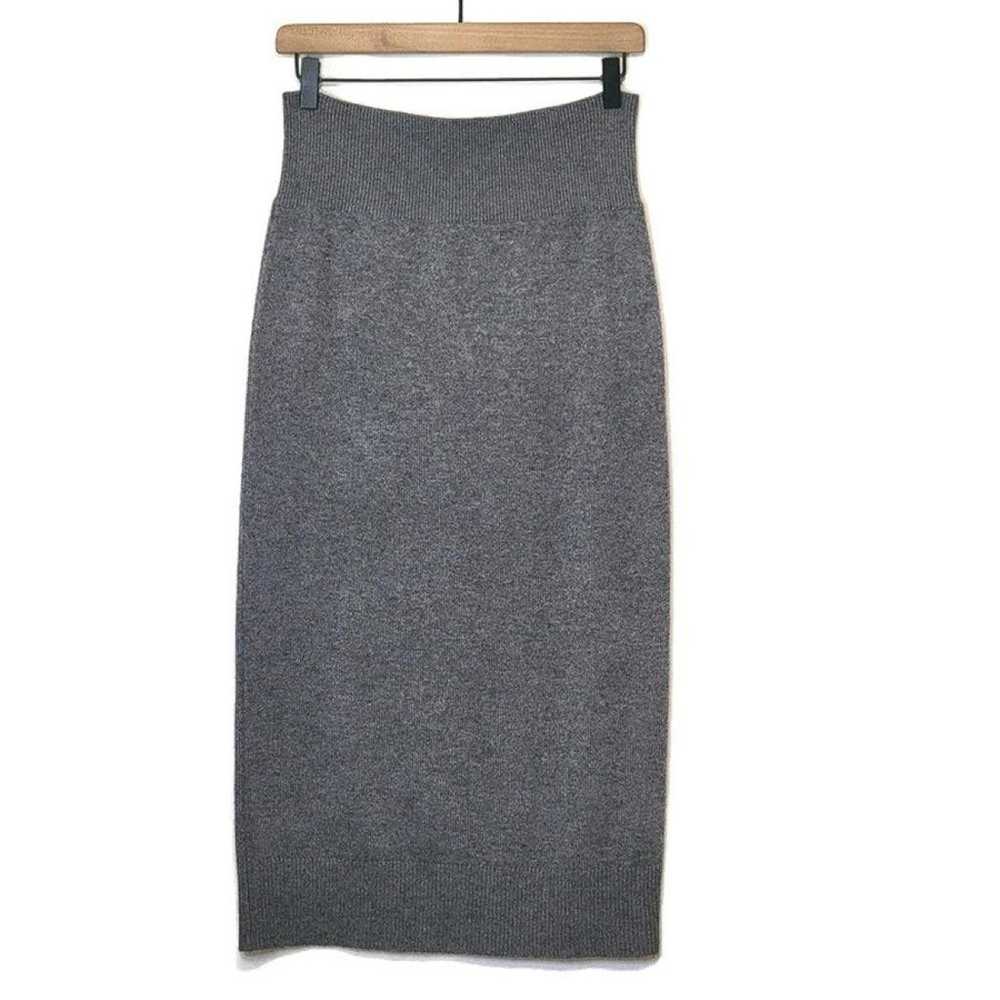 Non Signé / Unsigned Wool mid-length skirt - image 12