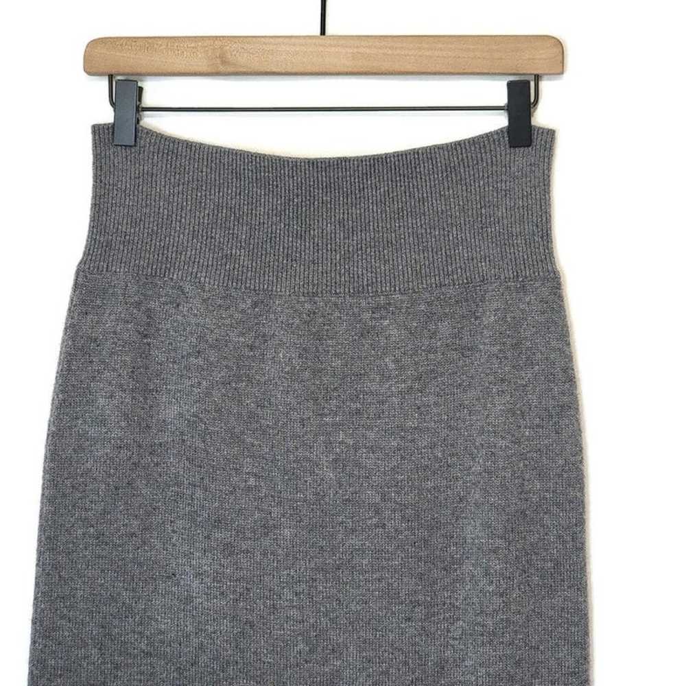 Non Signé / Unsigned Wool mid-length skirt - image 3