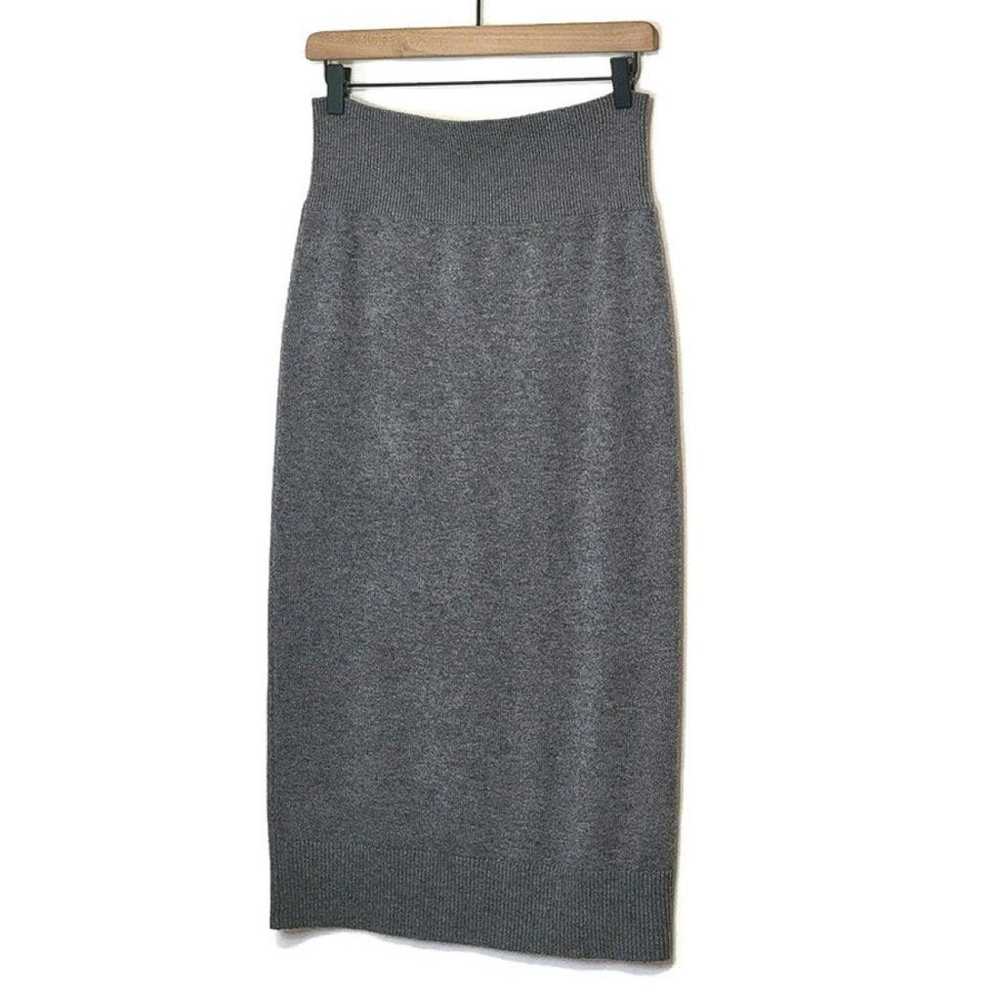 Non Signé / Unsigned Wool mid-length skirt - image 5