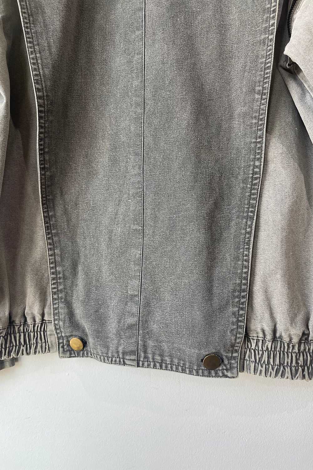 Vintage Gray Utility Multi-Zipper Jacket Selected… - image 3