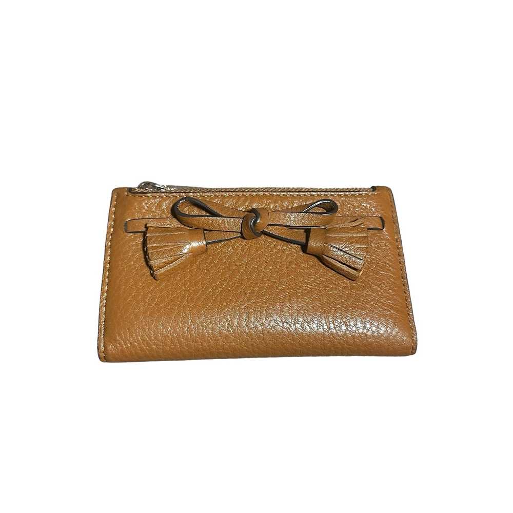 Kate spade Hayes Small leather wallet gingerbread… - image 1