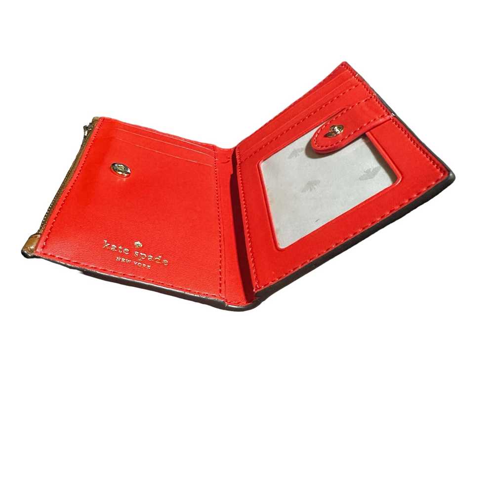 Kate spade Hayes Small leather wallet gingerbread… - image 7