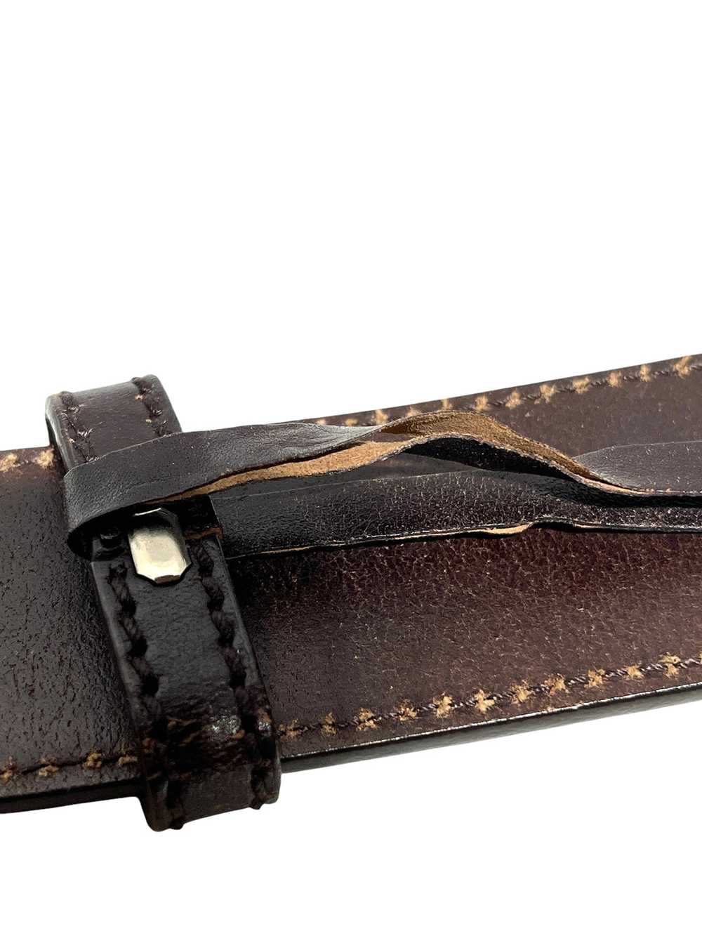 GUCCI/Belt/Leather/BRW/Gucci Brown Interlock Belt - image 4