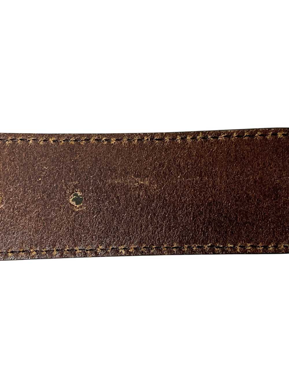 GUCCI/Belt/Leather/BRW/Gucci Brown Interlock Belt - image 5