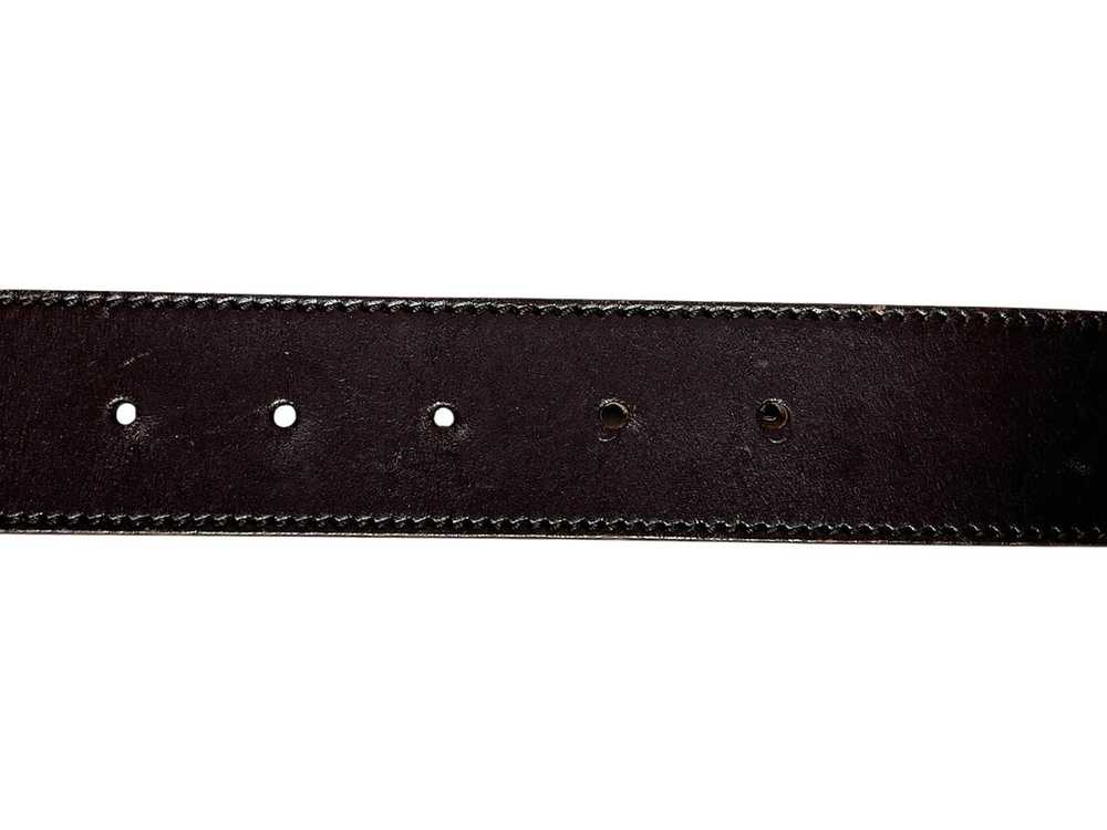 GUCCI/Belt/Leather/BRW/Gucci Brown Interlock Belt - image 7