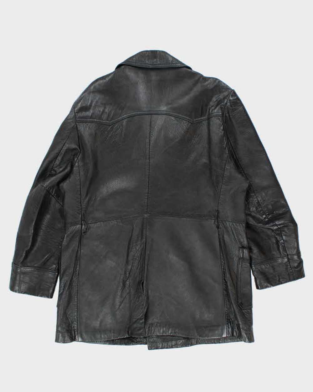 Vintage Marquis Black Leather Jacket - L - image 2