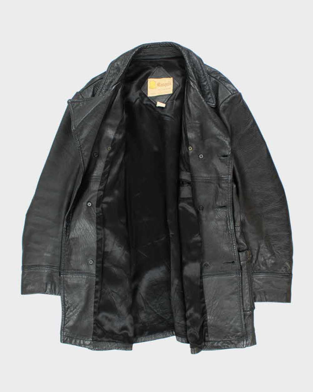 Vintage Marquis Black Leather Jacket - L - image 5