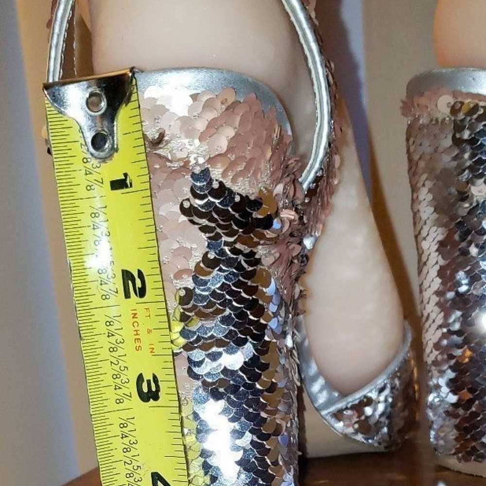 STEVE MADDEN SEQUIN SANDALS - image 3