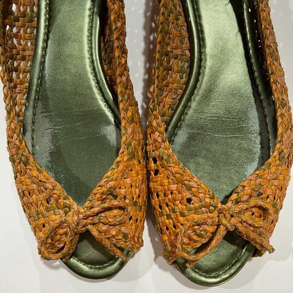 Frye Womens Malorie Woven Leaf Flats 11 - image 7