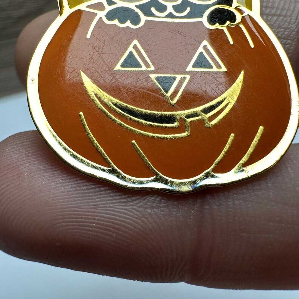 Halloween Jack OLantern Pumpkin Lanterns Brooch P… - image 4