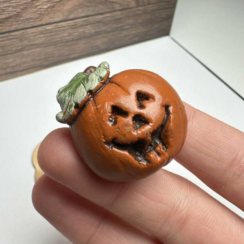 Halloween Jack OLantern Pumpkin Lanterns Brooch P… - image 5