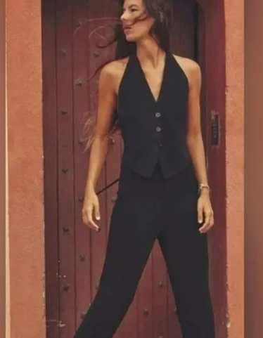 Zara ZARA Halter Tuxedo Vest