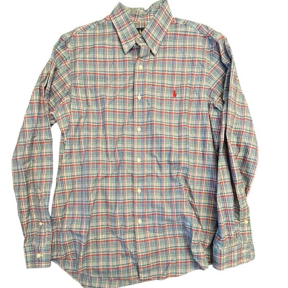 Ralph Lauren Mens' Ralph Lauren Plaid Button Down… - image 1