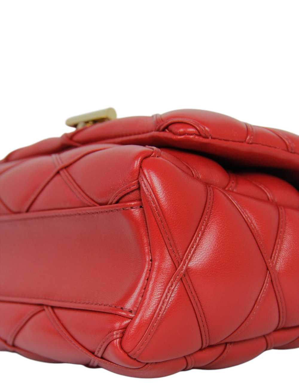 Louis Vuitton Red Malletage Top Handle GO-14 MM - image 5