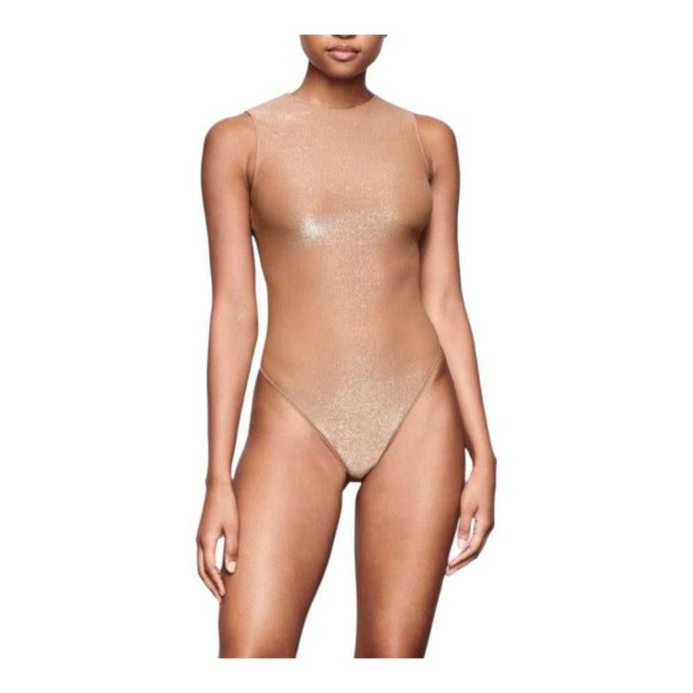 Designer Nt293 Skims Nwt Shimmer Thong Bodysuit-S… - image 2