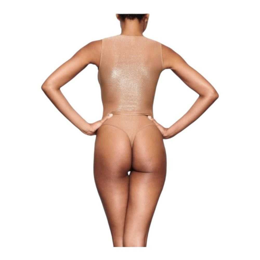 Designer Nt293 Skims Nwt Shimmer Thong Bodysuit-S… - image 3