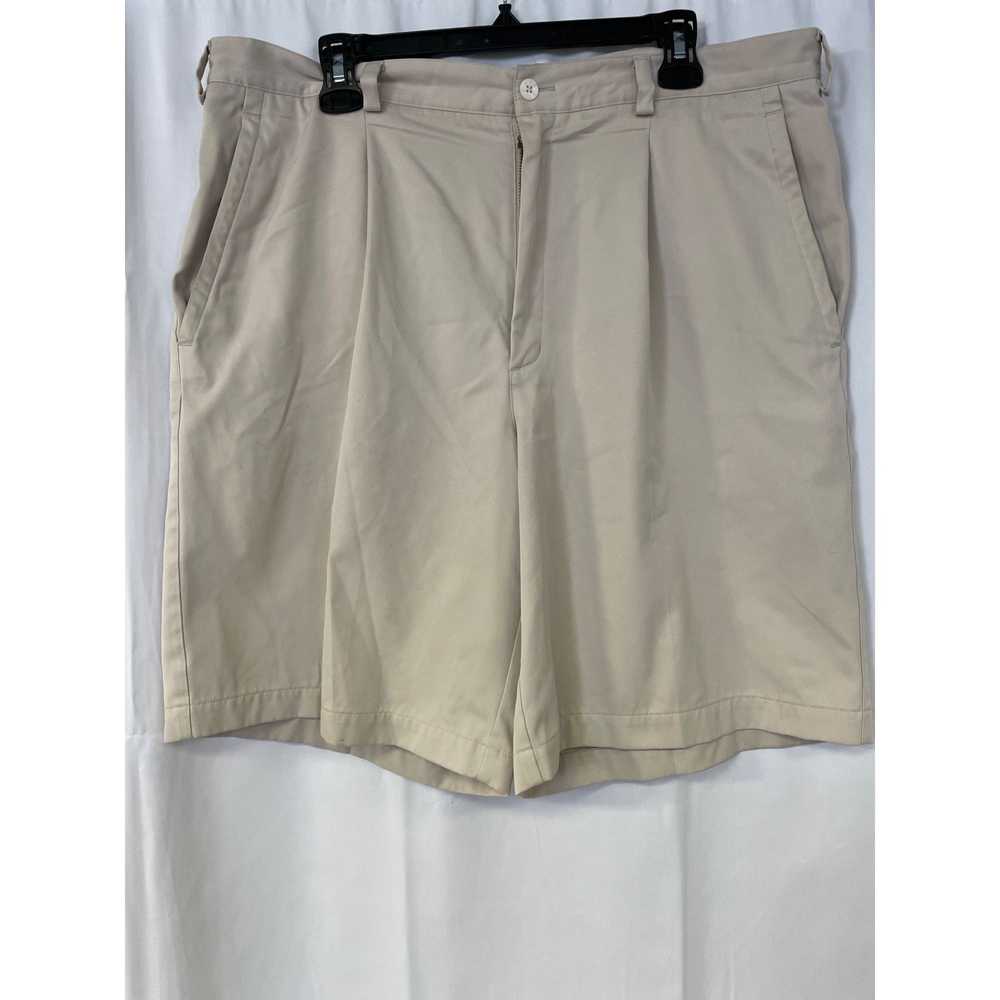 Nike Nike Fit Dry Men's Pleated Tan Shorts Size 3… - image 1