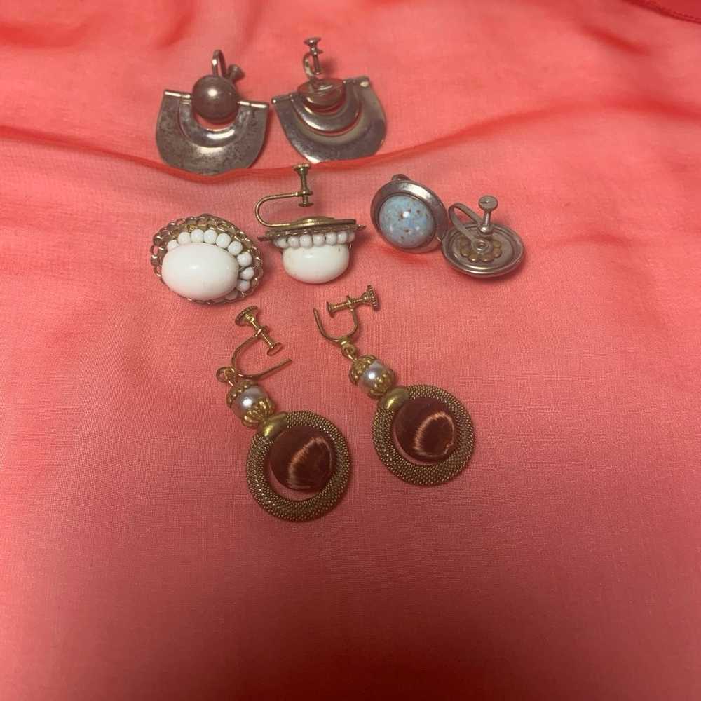 Clip on & Twist on Earrings Lot of 14 - image 3