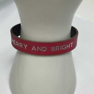 Thirty-One Thirty One CHRISTMAS bracelet red MERR… - image 1