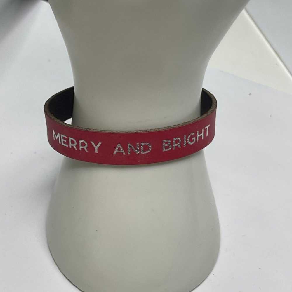 Thirty-One Thirty One CHRISTMAS bracelet red MERR… - image 7