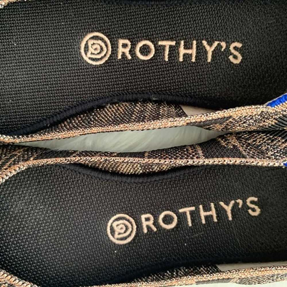 Rothy’s The Flat in Golden Shimmer sz 8.5 - image 3