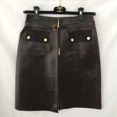 スカート GUCCI Dark Brown Mini Skirt 40 GUCCI Dark Brown Mini Skirt 40