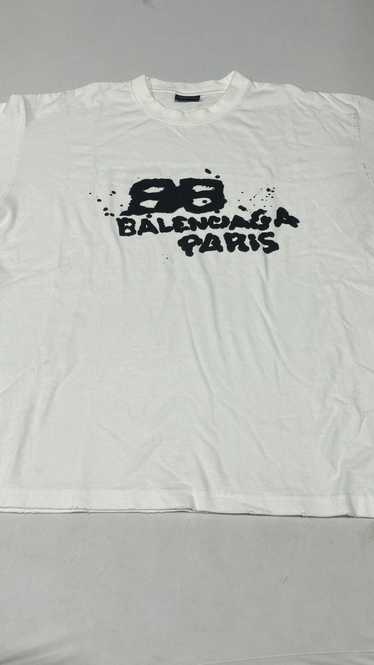 Balenciaga Balenciaga Paris White Tee