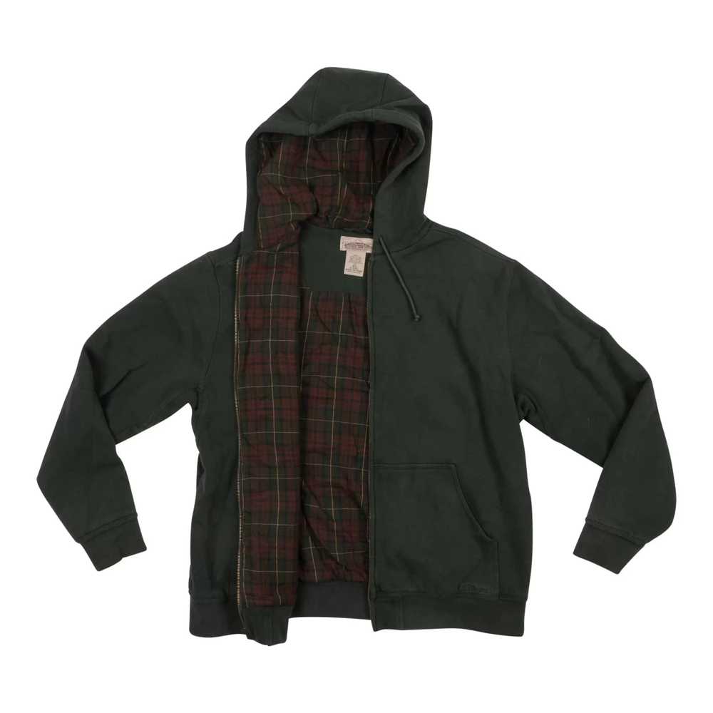 L.L.Bean Katahdin Iron Works Full Zip Hoodie Flan… - image 2