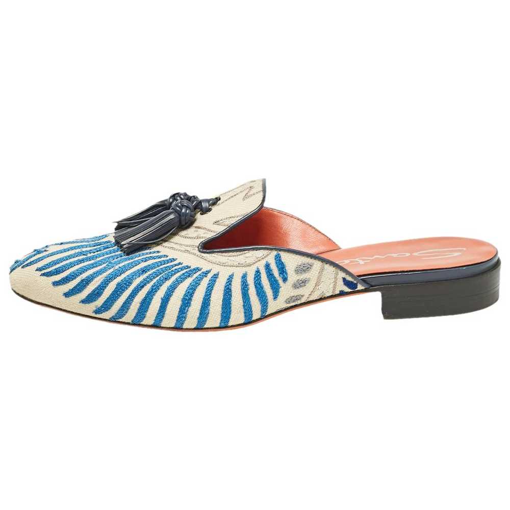 Santoni Cloth sandal - image 1