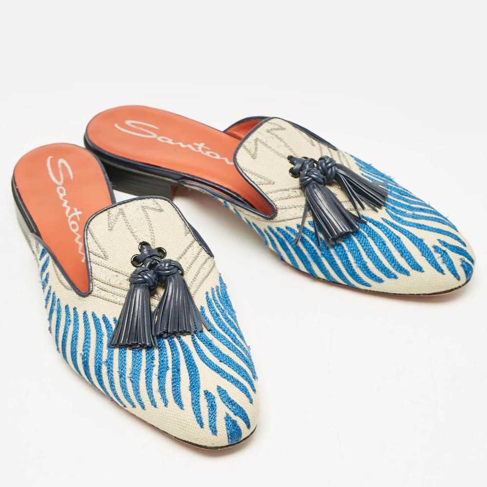 Santoni Cloth sandal - image 3