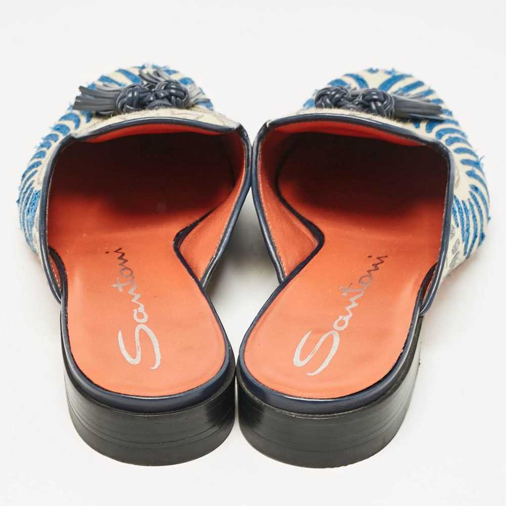 Santoni Cloth sandal - image 4