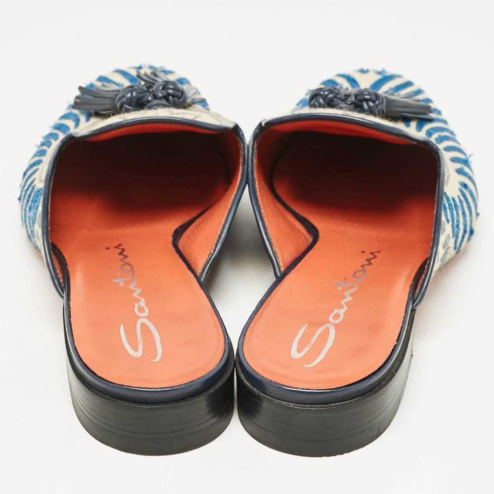 Santoni Cloth sandal - image 5