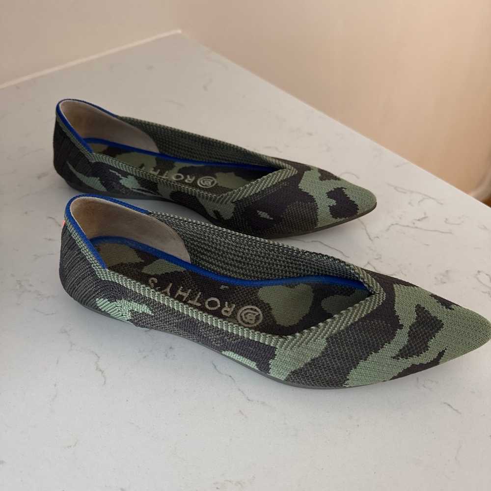 Like New Camo Rothy’s Size 8 - image 2